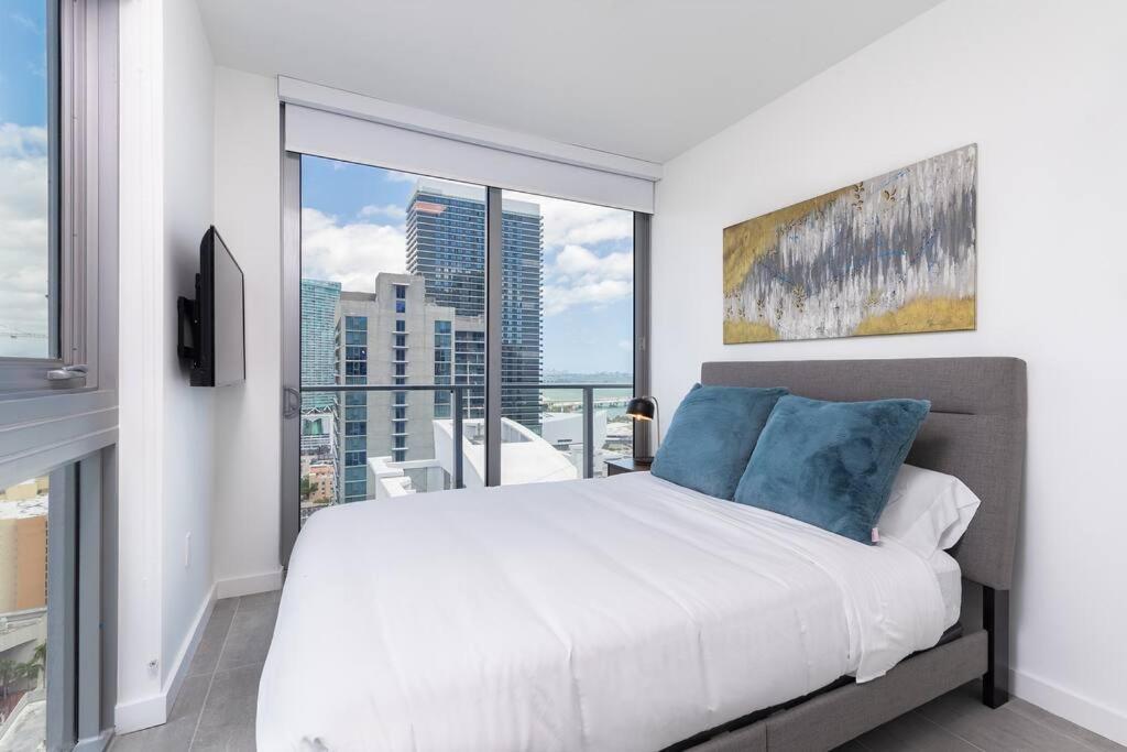 Amazing 2 Bedroom 30Th Floor Downtown Free Parking Miami Zewnętrze zdjęcie