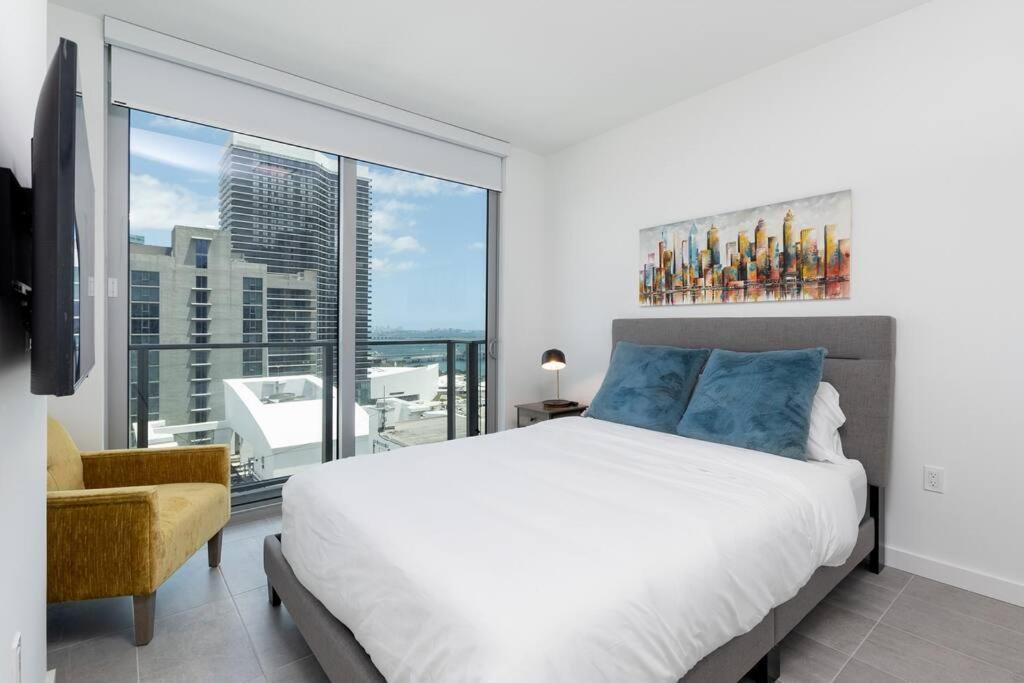 Amazing 2 Bedroom 30Th Floor Downtown Free Parking Miami Zewnętrze zdjęcie