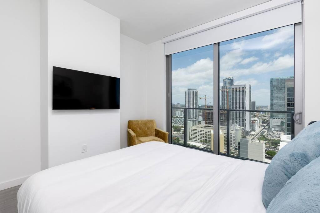 Amazing 2 Bedroom 30Th Floor Downtown Free Parking Miami Zewnętrze zdjęcie